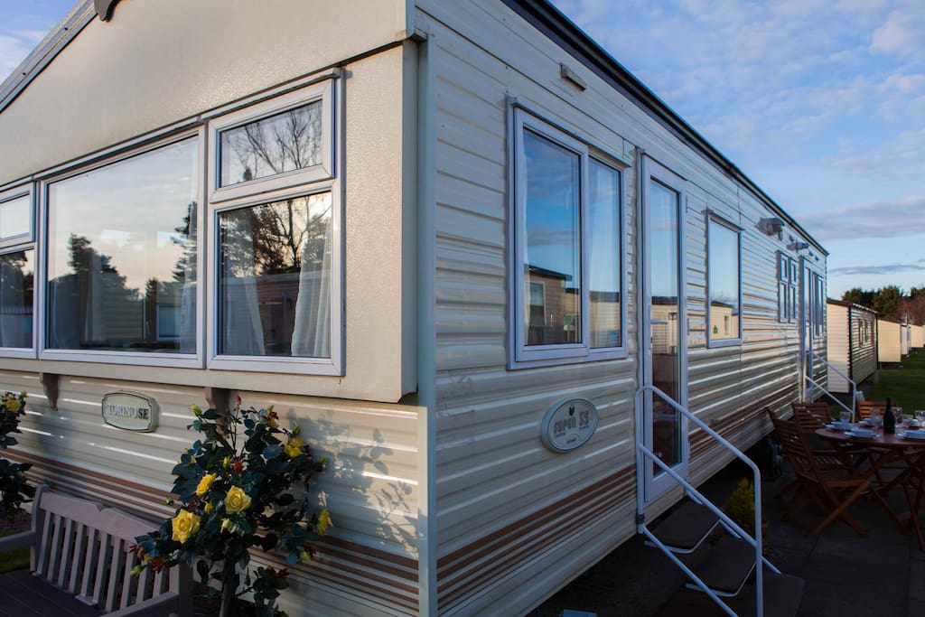 Our new caravan - with central heating!