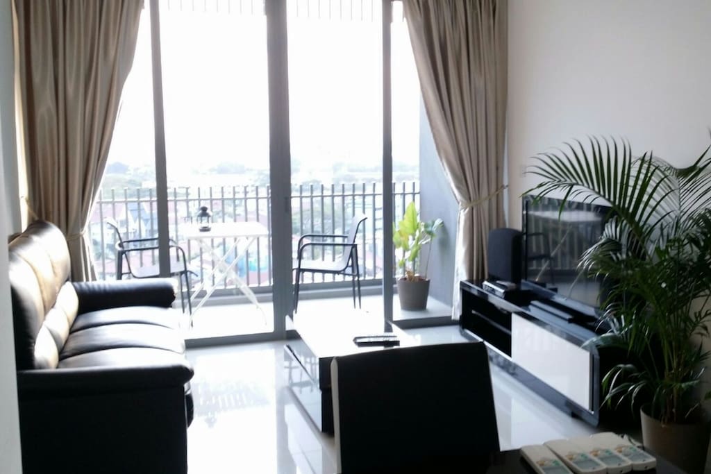 Living hall with Balcony