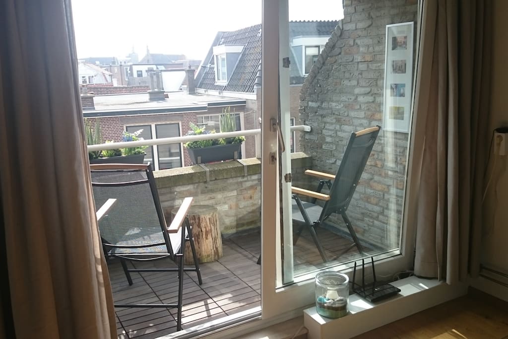 Zonnig balkon