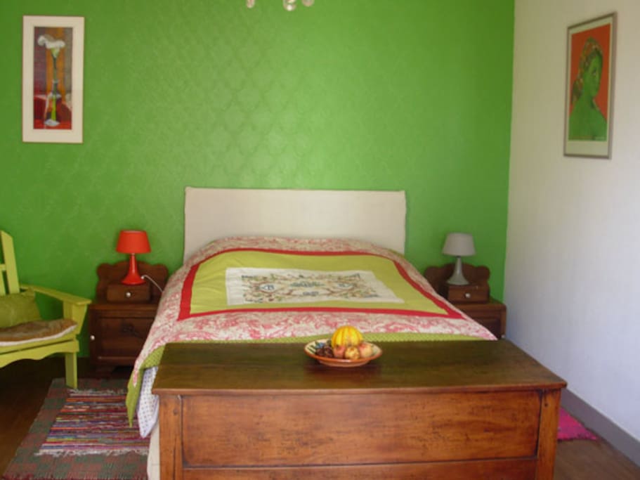 chambre directement accessible par la terrasse