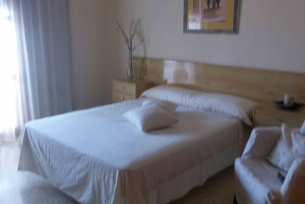Habitación matrimonio, vistas al mar.