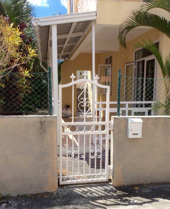 Entrance to the house