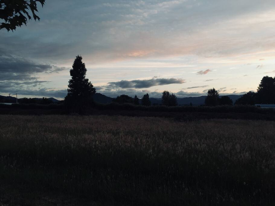 Cloudy Sunset View