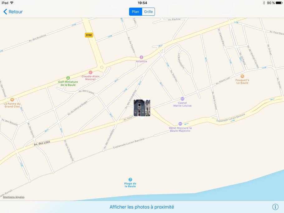 Localisation de la maison