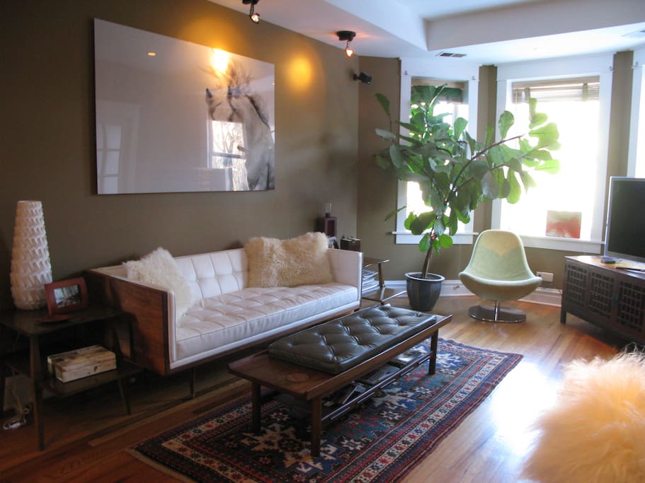 The front living room. Gets great morning light since it faces east.