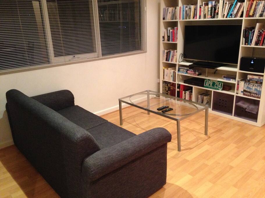 Relax to the full entertainment system including full HDTV with Foxtel entertainment and sports package