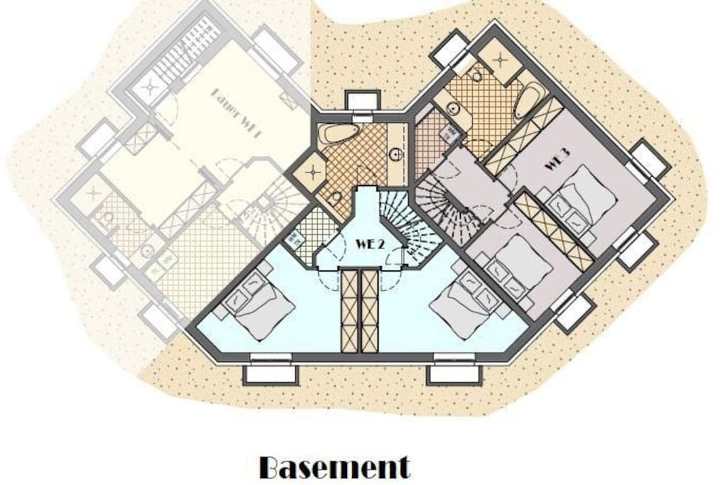 WE 3 = Wohnung "Amrum"
Grundrisszeichnung