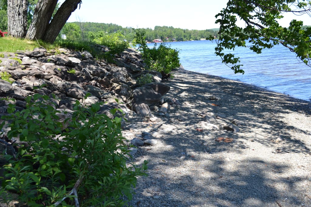 Beach frontage