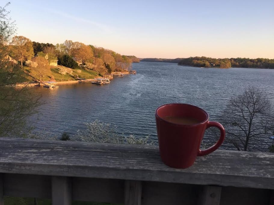 Morning view from the deck!