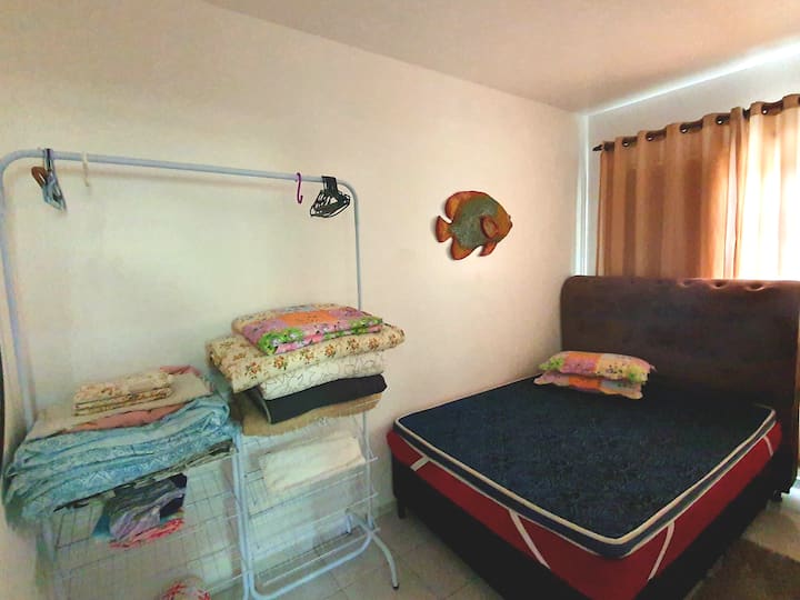 1. hálószoba - Franciaágy, légkondicionálóval.