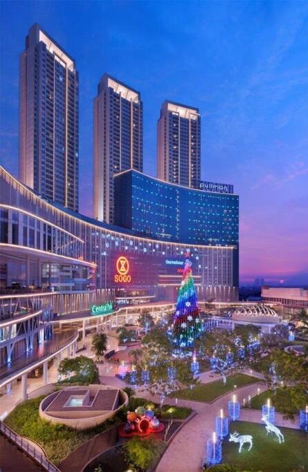 Central Park Residence above Central Park Mall in West Jakarta