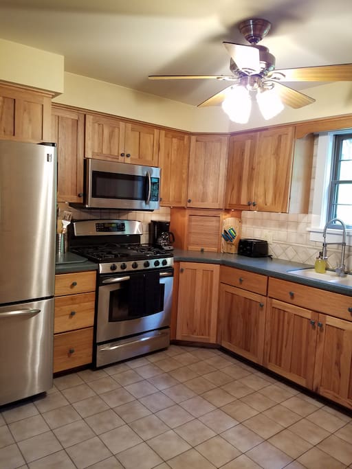 Newly remodeled kitchen