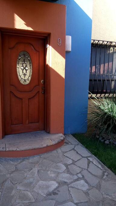 Es la entrada ya a la casa