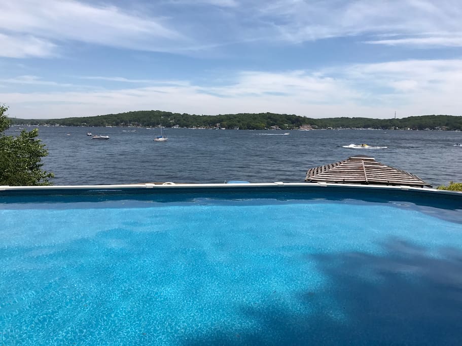 Pool with a view