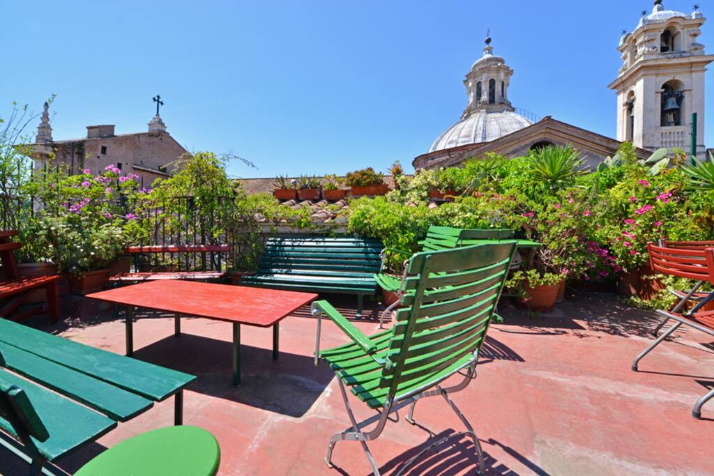 Private terrace with views