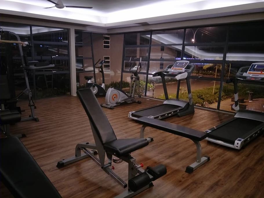 gym at clubhouse