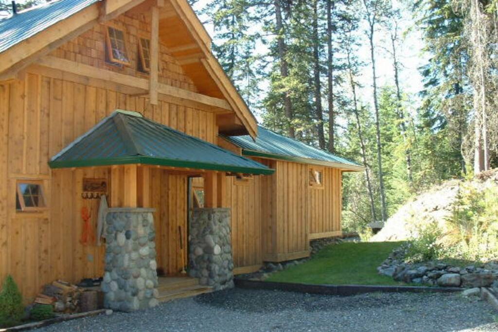Main entrance and parking
