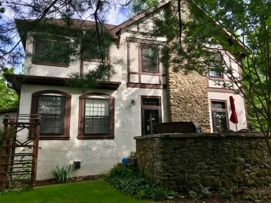 Back side of home