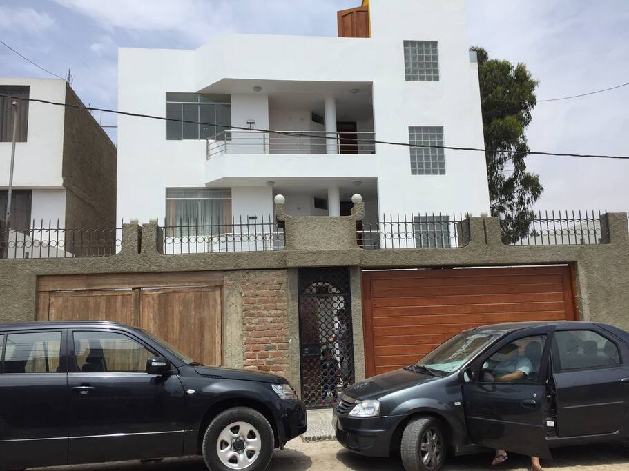 Fachada de la casa