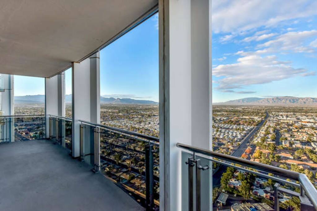 Wrap around balcony