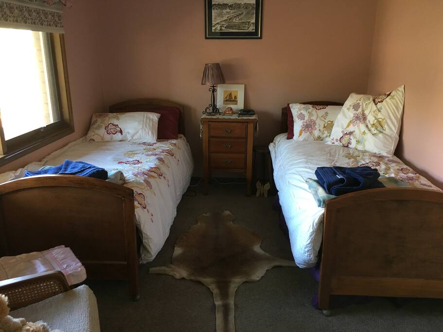 Guest bedroom with ducted heating and cooling
