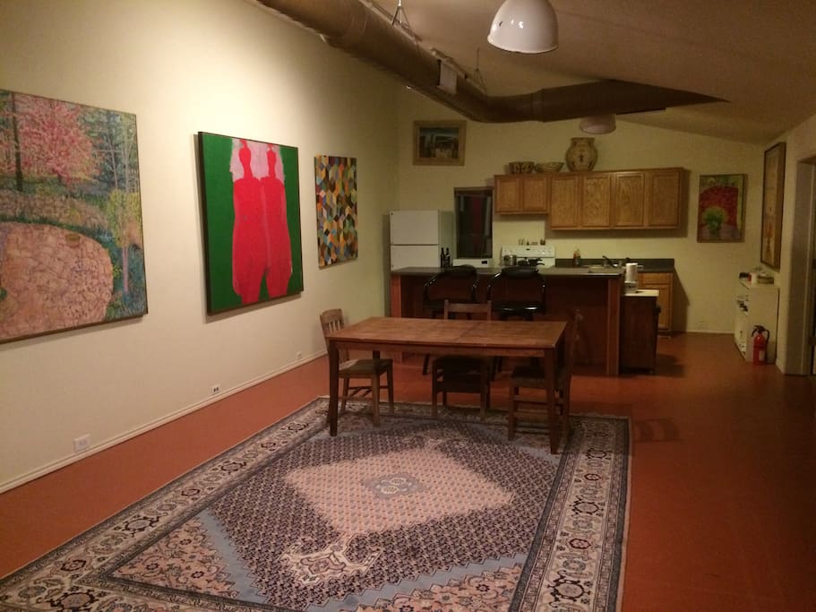 dining and kitchen ataken from west windows.