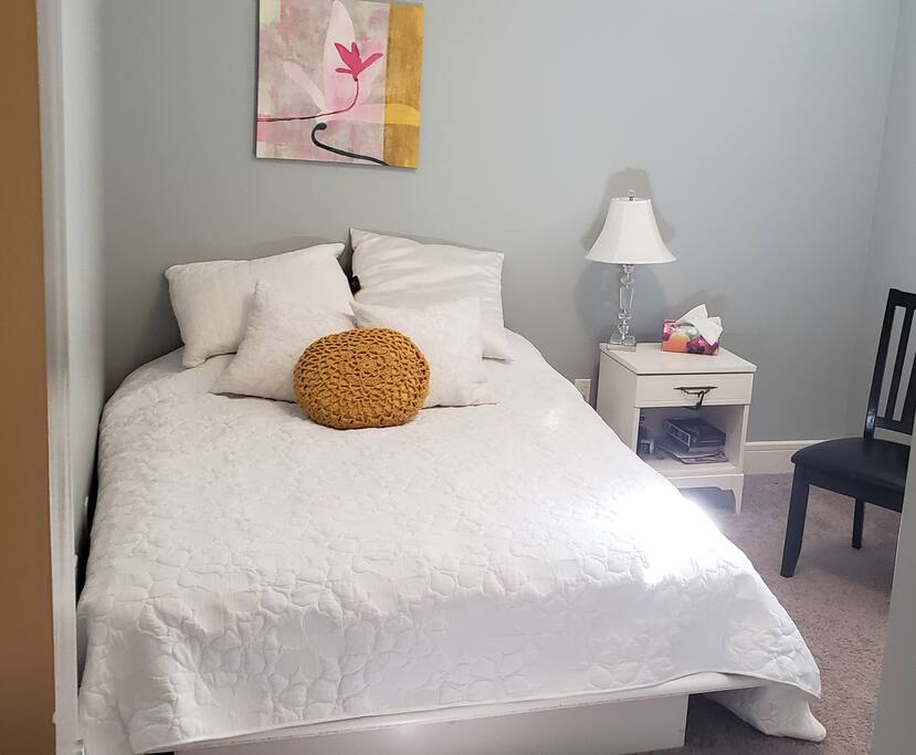 Queen in guest room