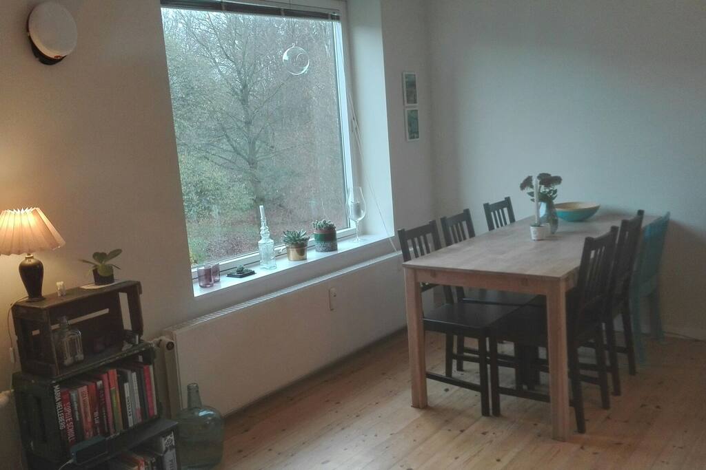 Dining table with a view