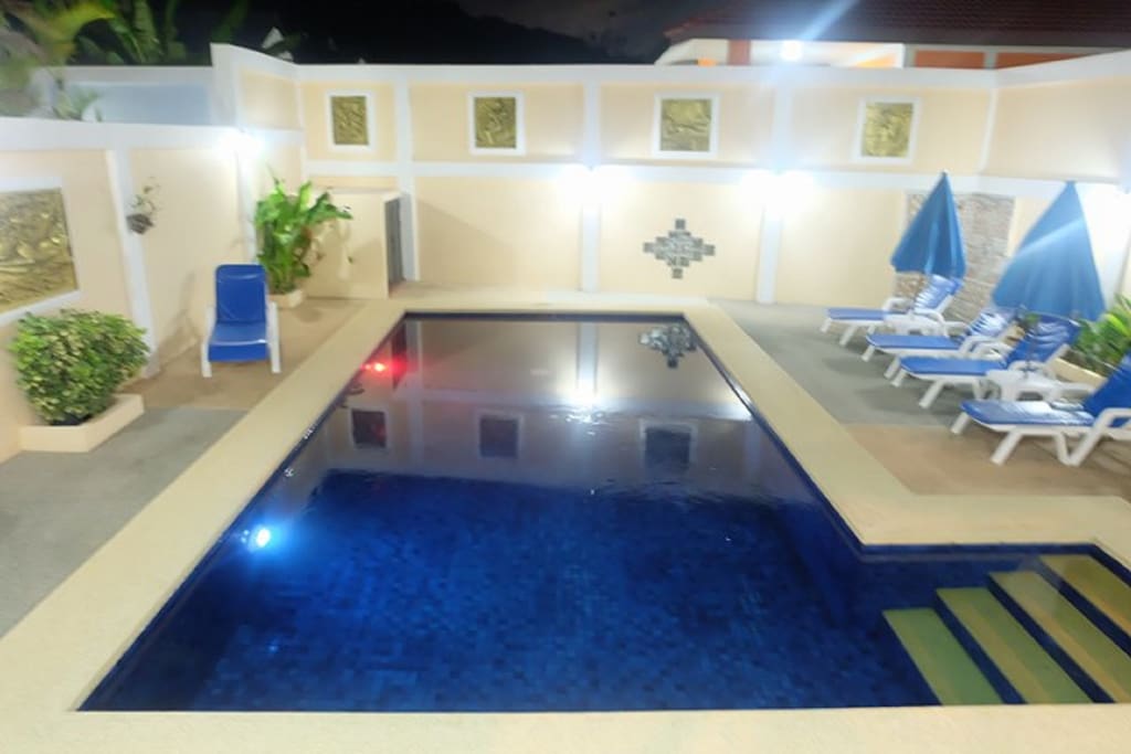 Pool area.