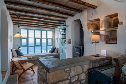 The big Mill - house above the sea.