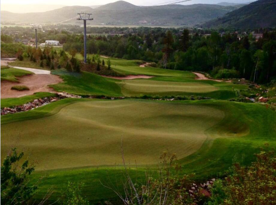 ProShop is a 5 minute is visible from your patio