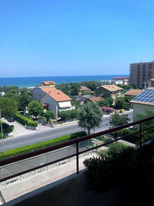 Veduta dal balcone