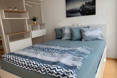 Bright room with new furniture in best location