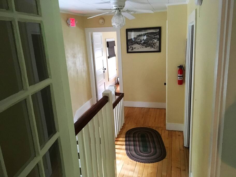 Looking back at entrance to Morningstar, from shared bath
