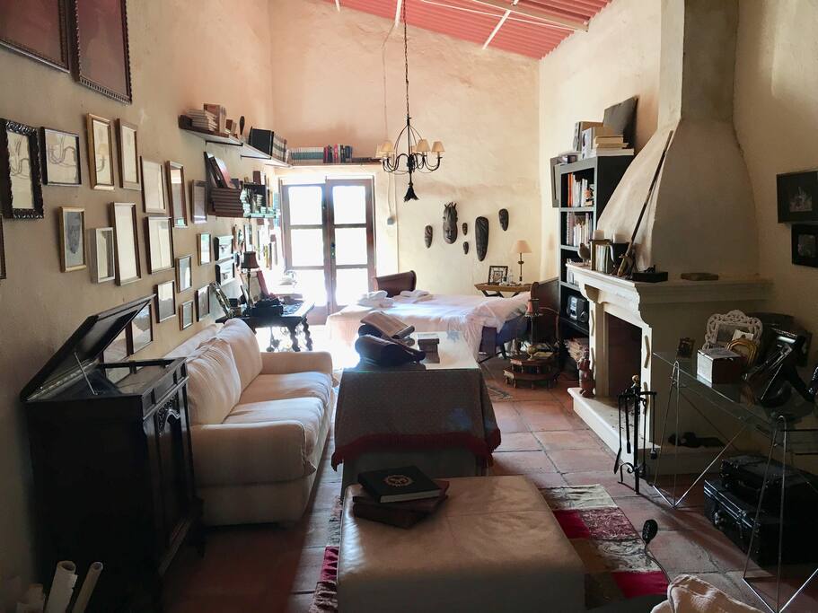 Loft familiar con chimenea