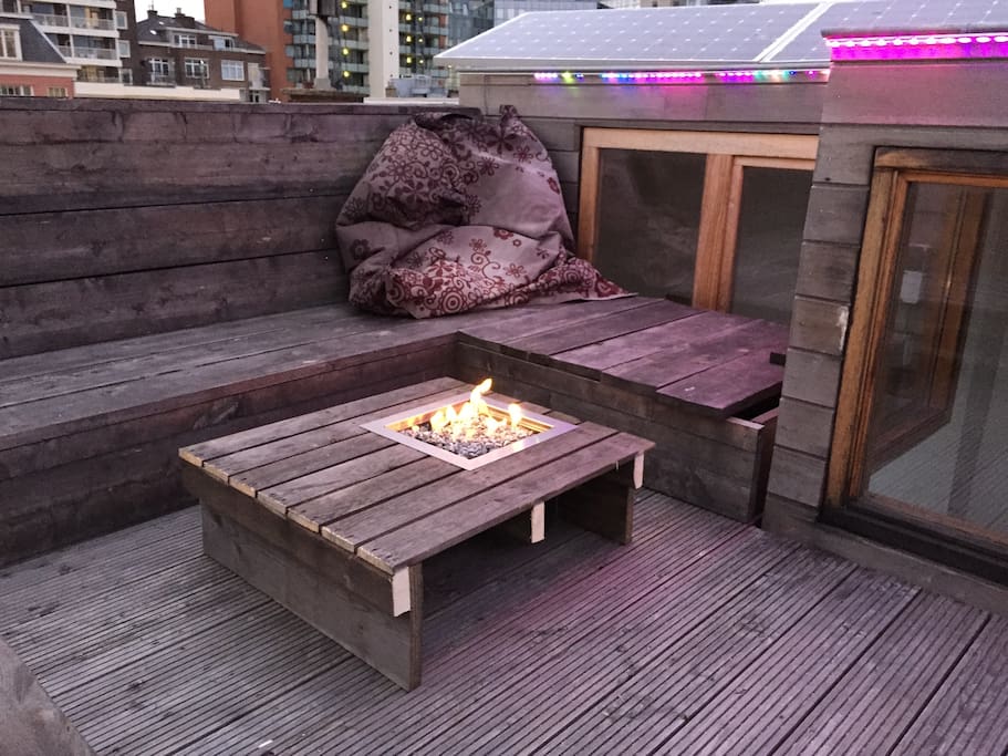 rooftop fireplace