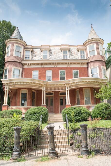 Situated in a gorgeous Victorian duplex home with three apartment units, Charm on Chestnut is located on the second floor.