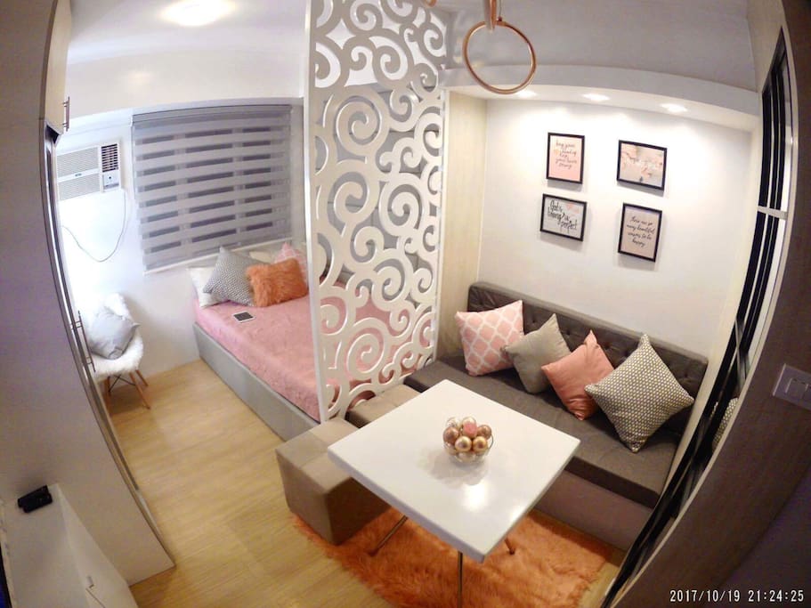 With pullout bed