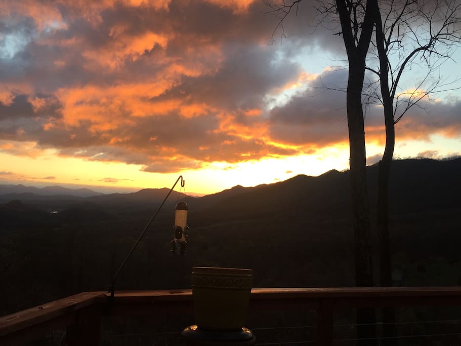 East side. Morning view.