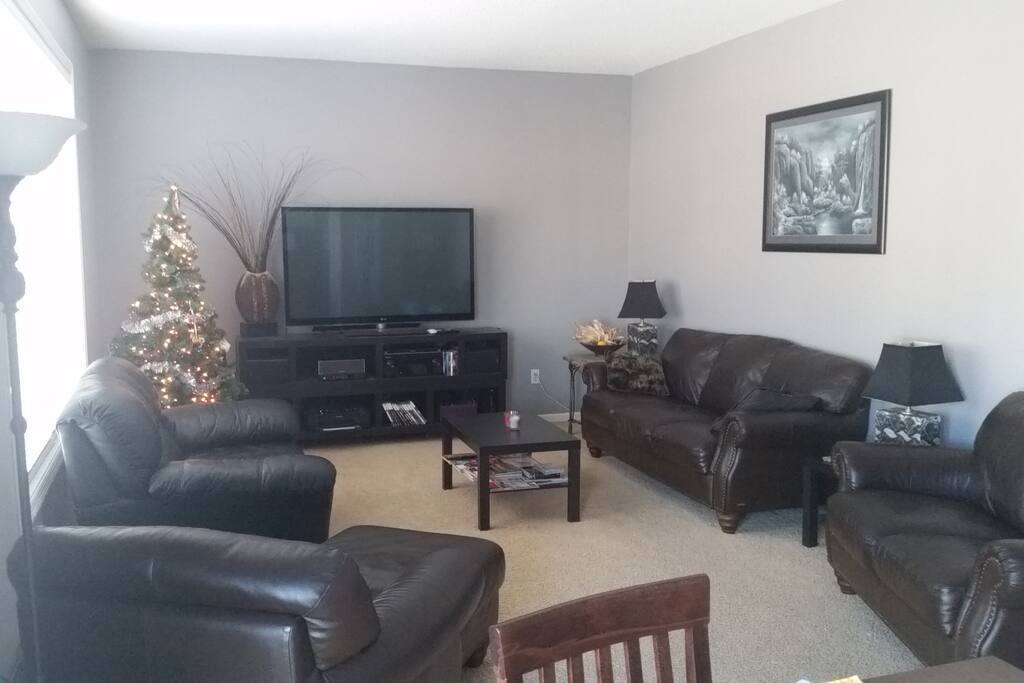 Main living room with theater
