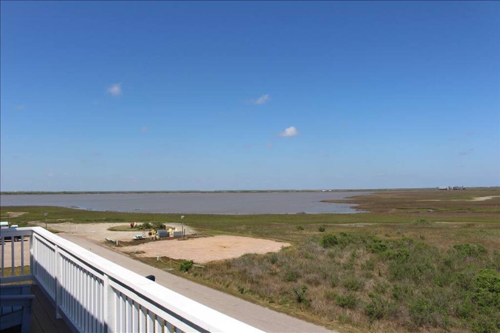 Great views of the surrounding marshlands.