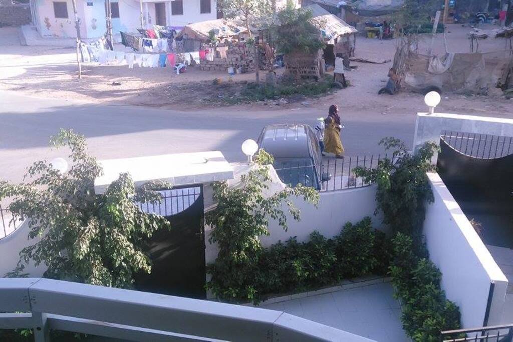 Vue du balcon du Salon