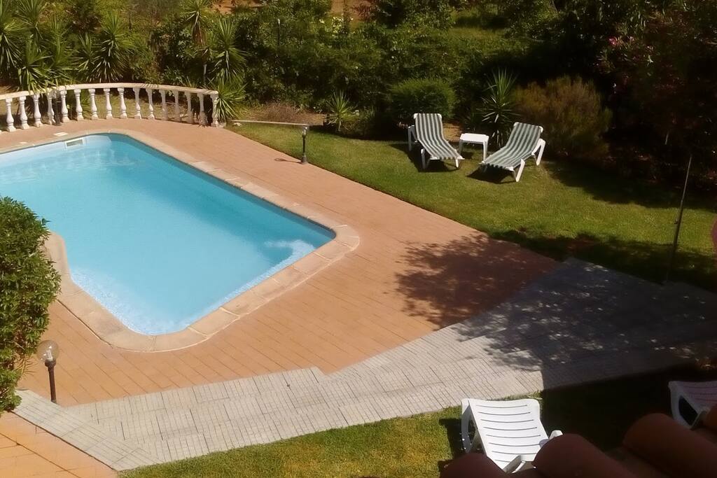 Piscina, vista do 1º andar