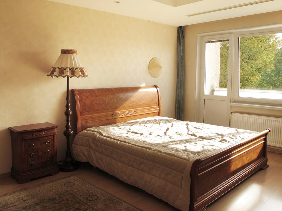 The king size bed