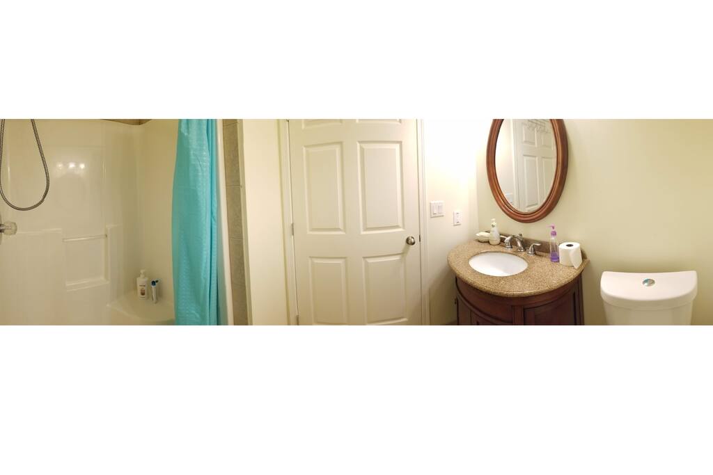 Panorama View of Washroom