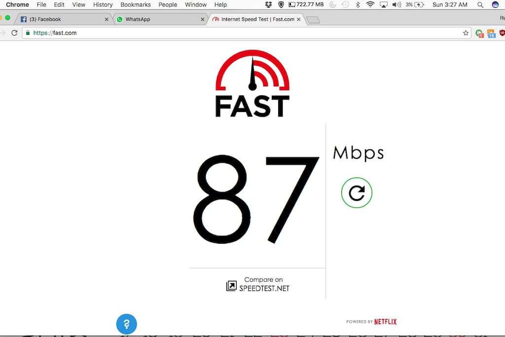 High Speed WiFi Internet Available for FREE. \m/
