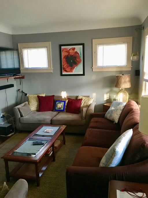 Living Room with Smart TV