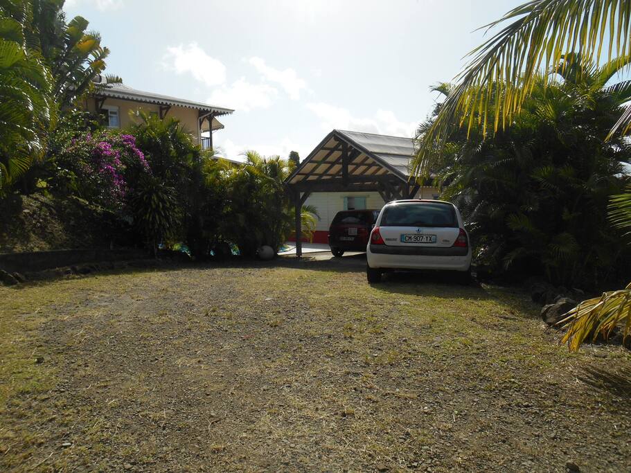 Grand espace pour se garer