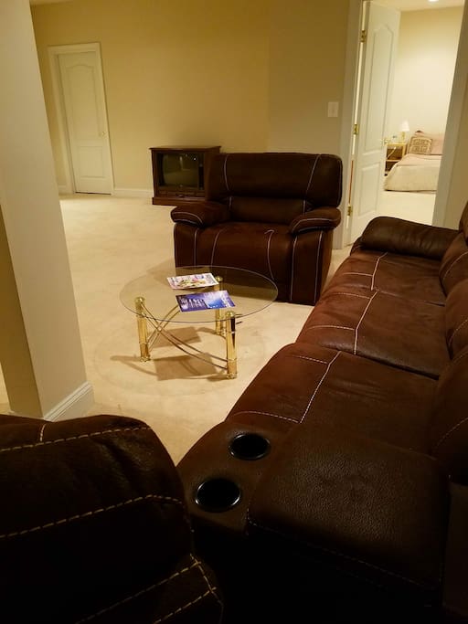 Suite living room area