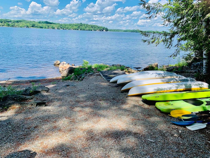 Orono, Maine Lakeside Cottage Stunning & Private! Cottages for Rent
